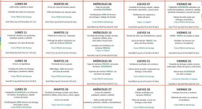 menu abril